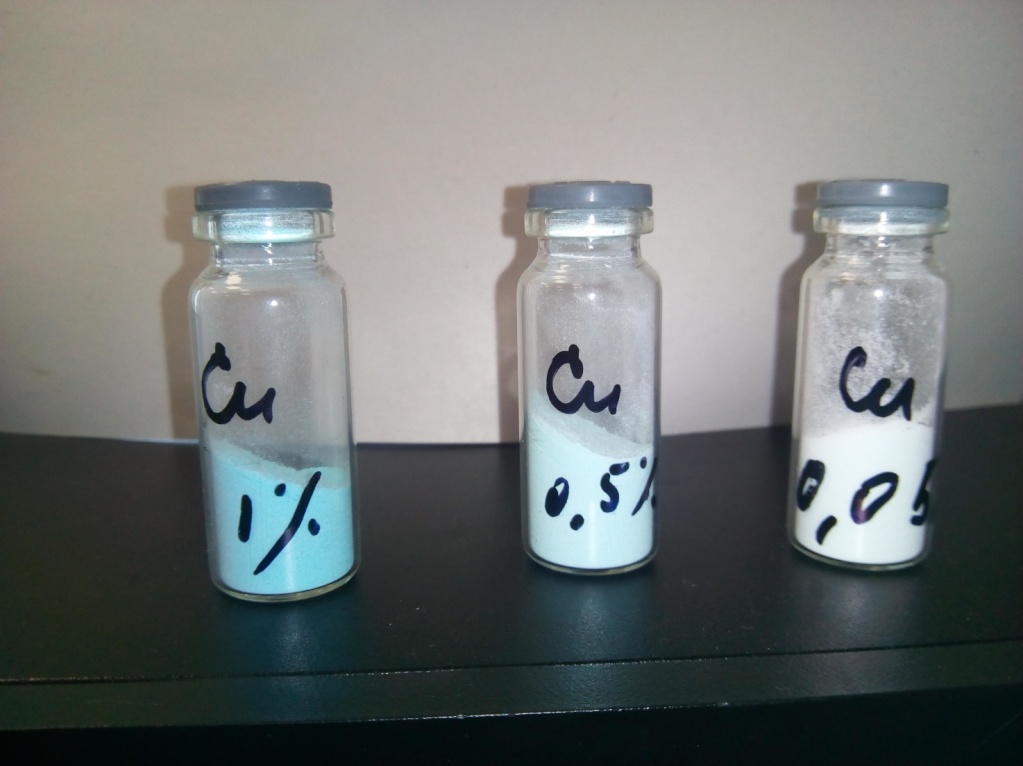 Fig. 2. Mixtures of boric acid with copper oxide.jpg