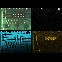 MicroXRF analysis of the printed circuit board
