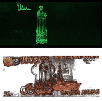 MicroXRF analysis of banknote
